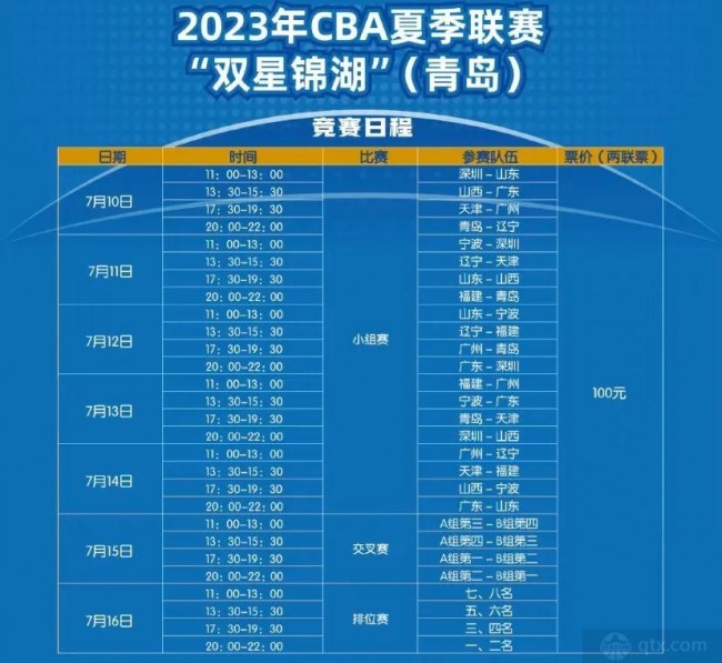 333体育2023-2024赛季CBA联赛常规赛赛程公布